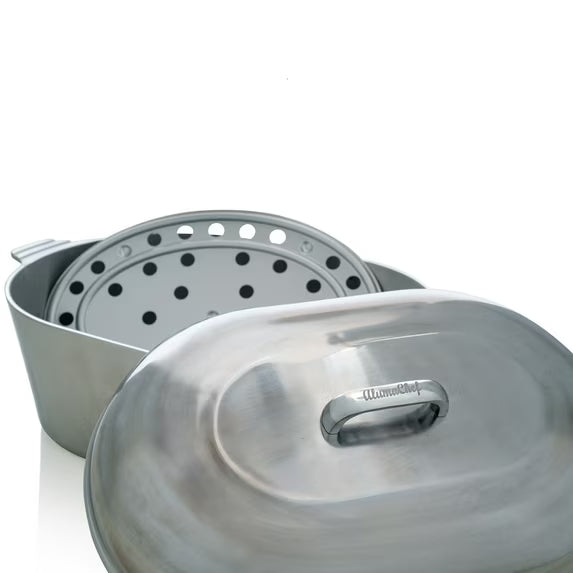 Cajun Cookware 13" Oval Roaster 8qt