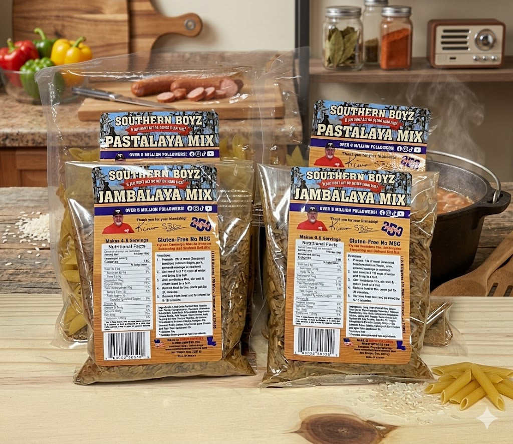 Bayou Feast Bundle – 2 Jambalaya + 2 Pastalaya Mixes
