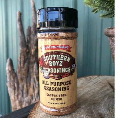 Southern Boyz All Purpose Cajun Creole Seasoning, 8 Ounce Shaker (No MSG,  Gluten-Free Blend), 8 Ounce (Pack of 1)