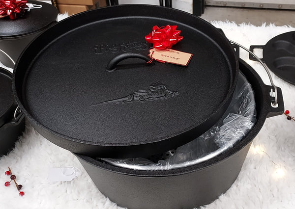 Bayou Classic 8.5 Quart Cast Iron Dutch Oven with Basket