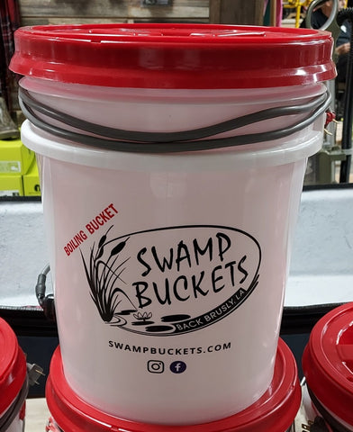  The Original Swamp Bucket with Black or Red Lid (Lid Color Will  Vary Depending on Inventory Supply): Home & Kitchen