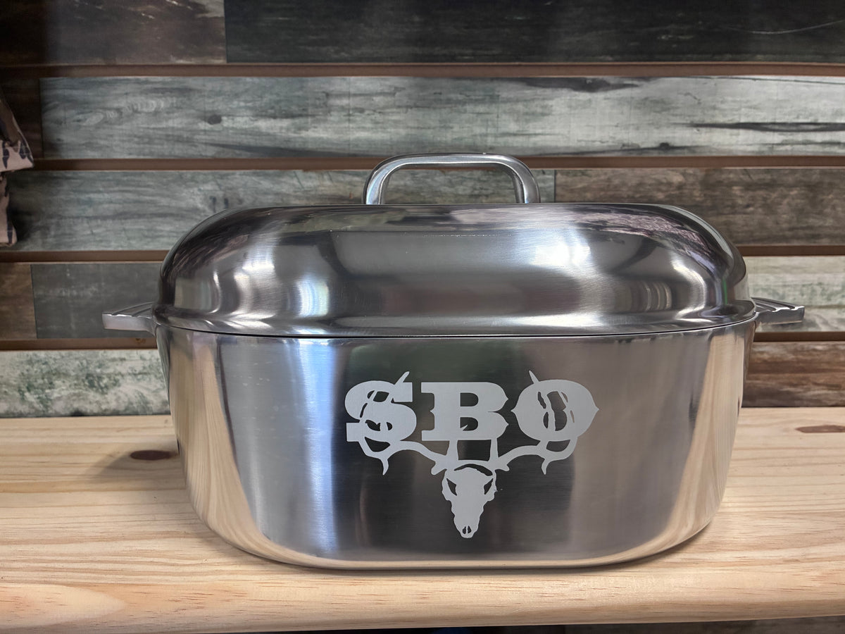 Cajun Cookware Engraved 13" Oval Roaster
