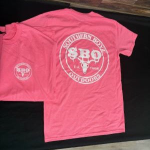 neon pink SBO T-shirt
