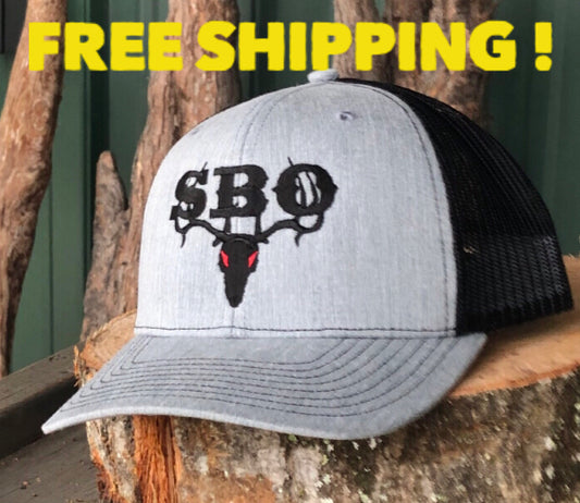SBO Heather Grey/Black Richardson Hat