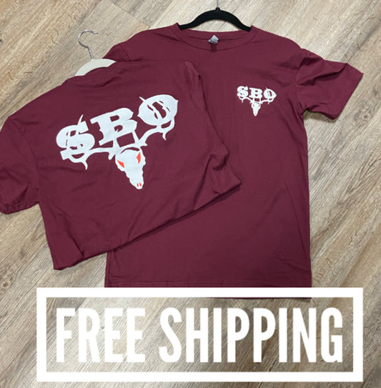SBO Maroon shirt