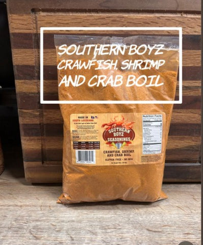 Southern Boyz Seasonings Cajun Seafood Boil, 4 Pound Bulk Sack (No MSG  Blend - Seasons 35-40 Pounds Crawfish, 45 Pounds Shrimp or 6-8 Dozen Crabs)